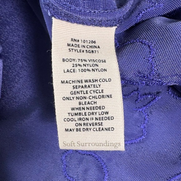 Soft Surroundings Eden Velvet Lace Button Down Shirt 1X Shacket Cozy Luxe Velvet - Picture 5 of 8